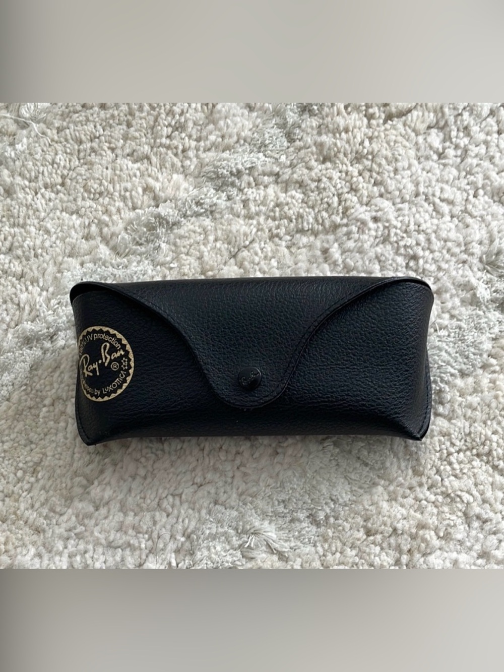 Ray-Ban Black Leather Sunglasses Case